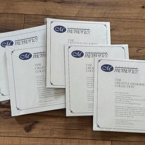 Creative Memories 2 ea 12x12 White Pages & 3 Packs Page Protectors NIB + Bonus!